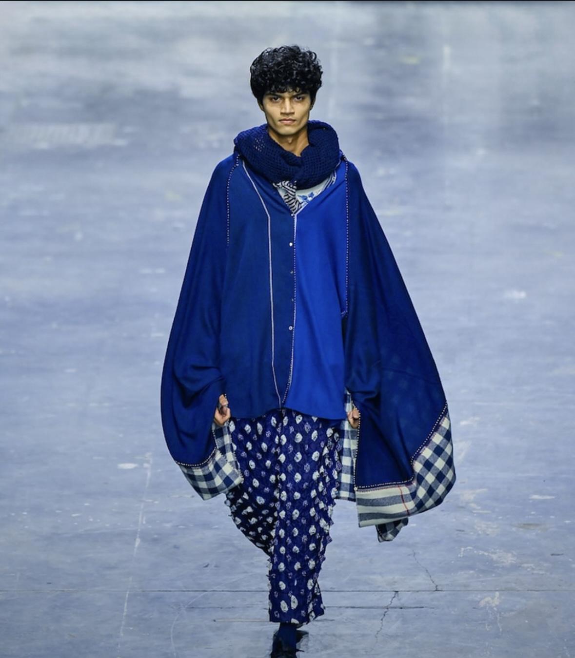 Editorial portrait — runway presence